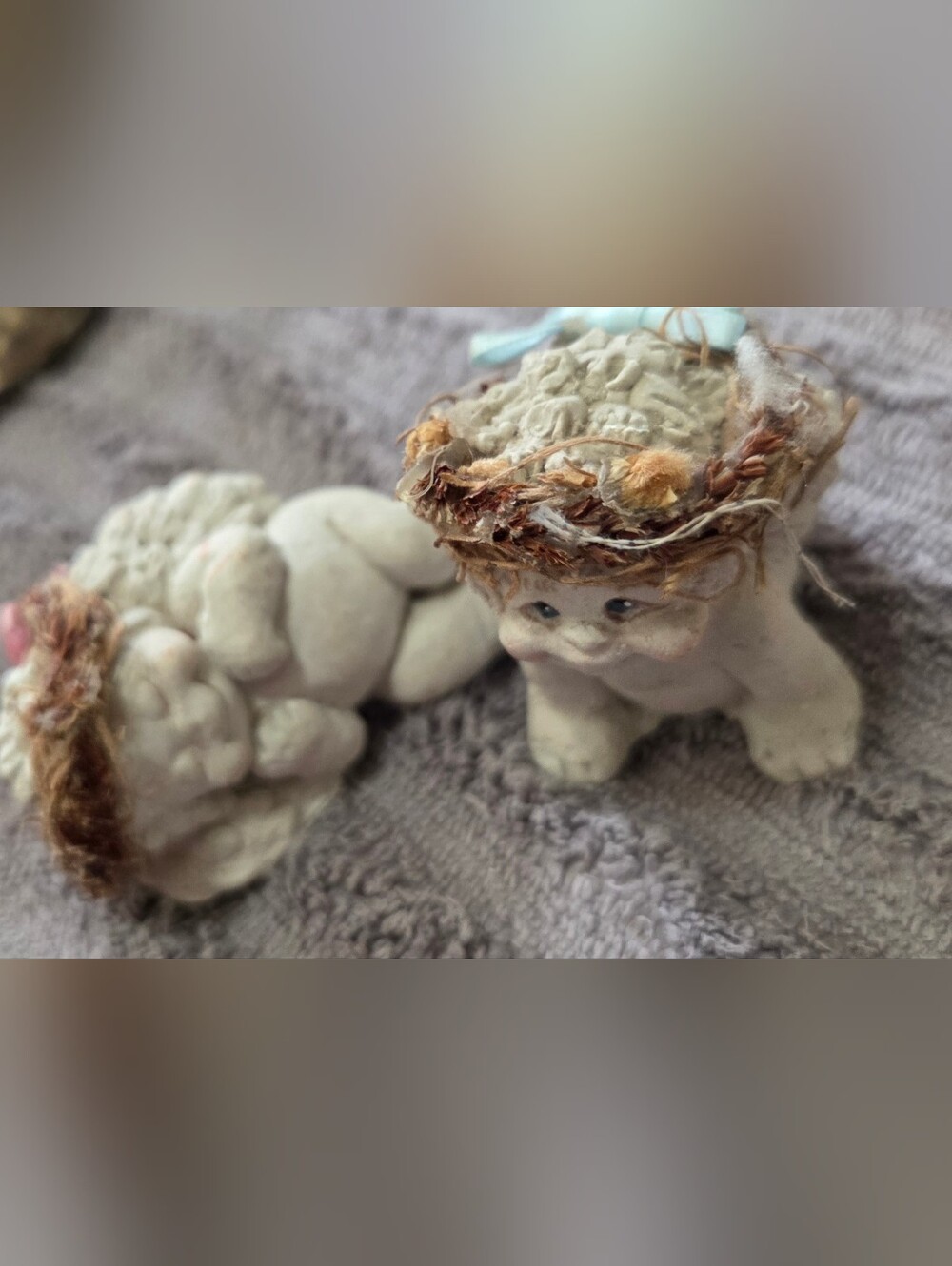 Dreamsicles Set Of 2 Cherubs Cast Art Industries Signed Kristin